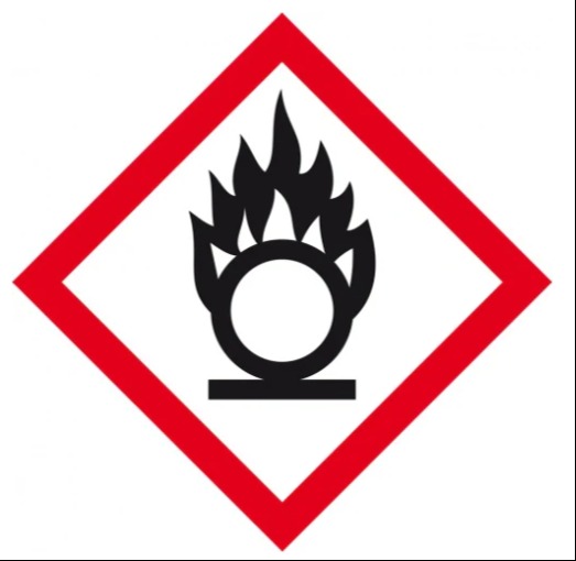 Gefahrenpiktogramm GHS03 Oxidationsmittel