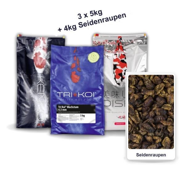 Koifutter Set: Wachstum groß – Set-Inhalt